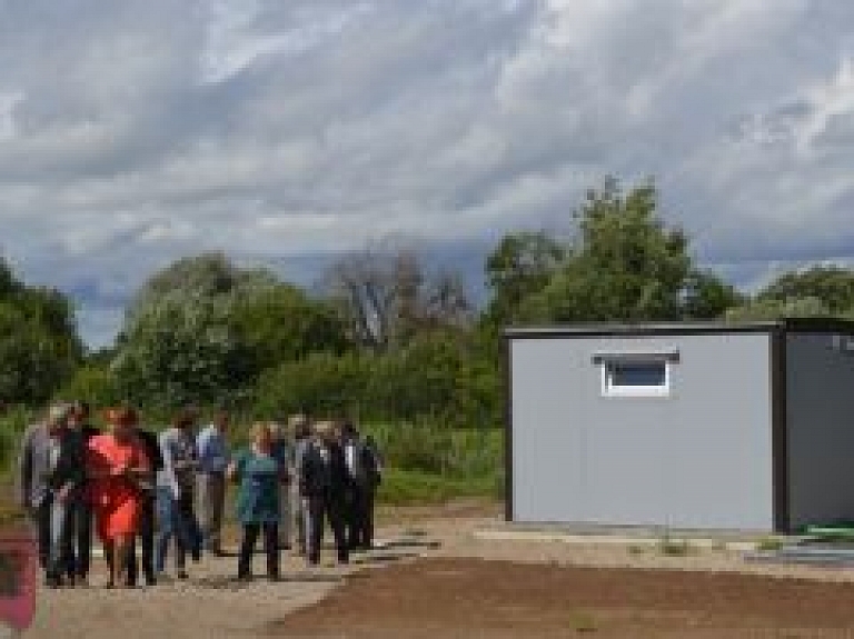 Pabeigti Bērzpils ciema ūdenssaimniecības sakārtošanas darbi