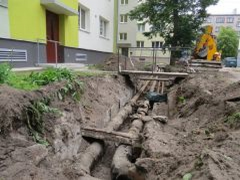 "Liepājas enerģija" turpina rekonstrukciju māju iekšpagalmos