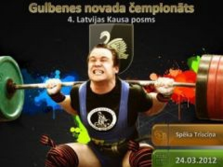 Gulbenes novada atklātais čempionāts spēka trīscīņā bez ekipējuma
