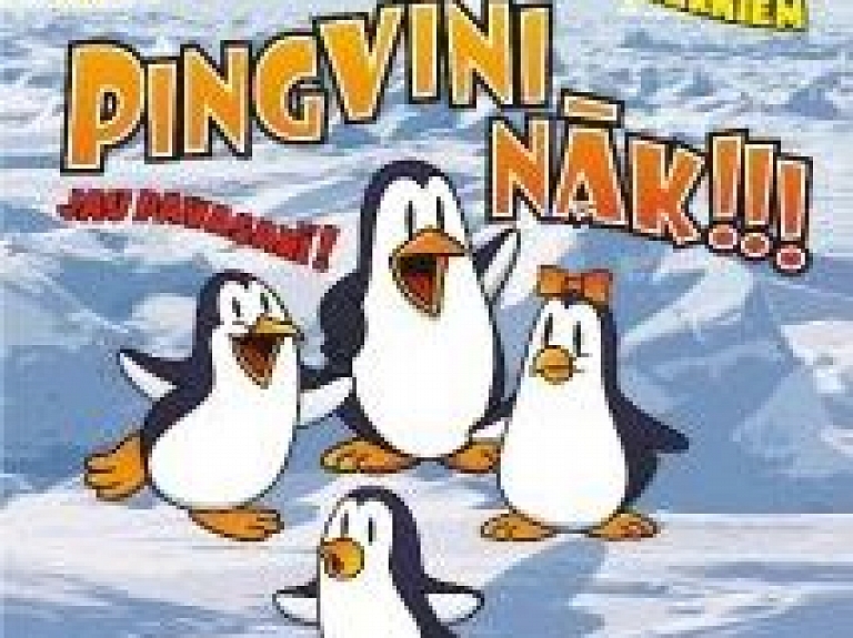 Valmierā notiks jautra un muzikāla izrāde bērniem "Pingvīni nāk!!!"