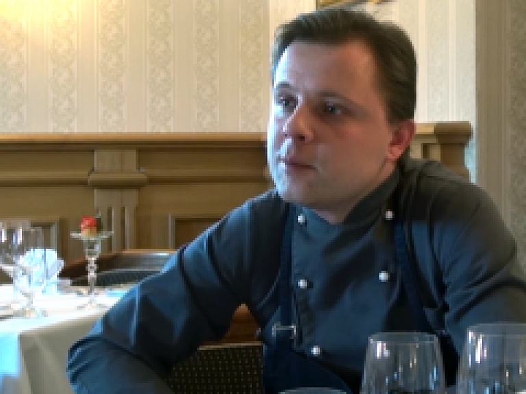 Dikļu pils šefpavārs: Latvijā ir talantīgi cilvēki (video)