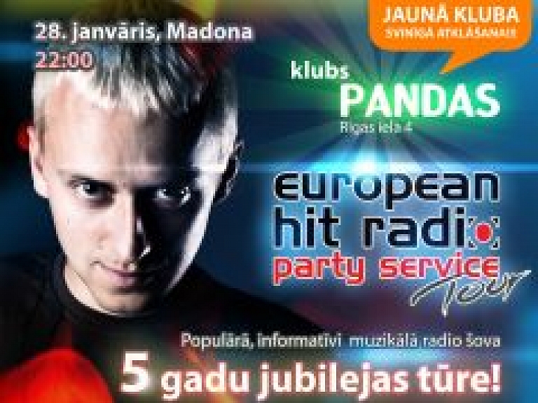 Nākamnedēļ Madonā viesosies [Ex] da Bass radio šova "Party Service" tūre