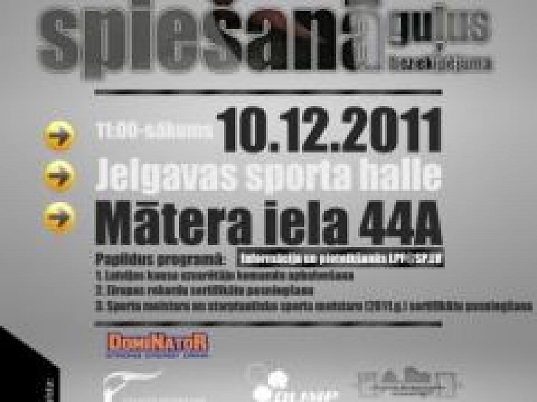 Jelgavā notiks Latvijas čempionāts spiešanā guļus bez ekipējuma 2011