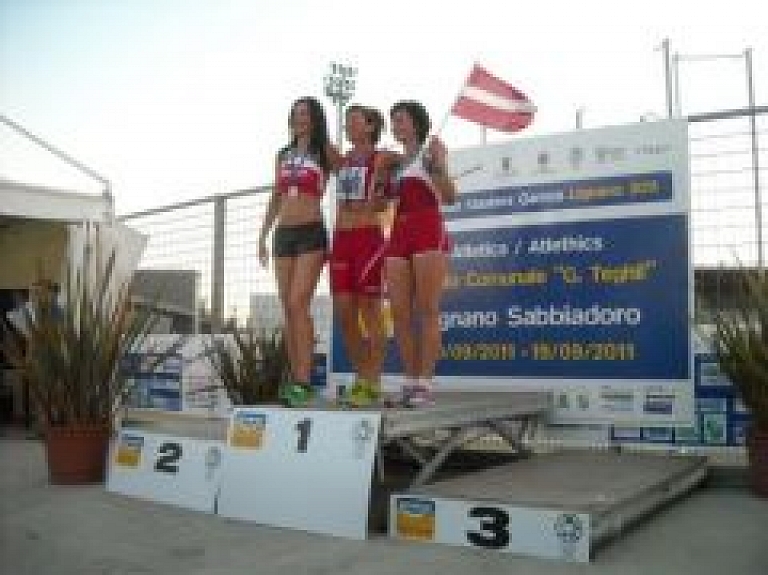 Jēkabpiliete Itālijā iekaro goda pjedestālu