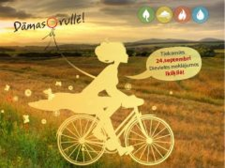 Nākamnedēļ Ikšķilē notiks piedzīvojumu velobrauciens "Dāmas rullē!"