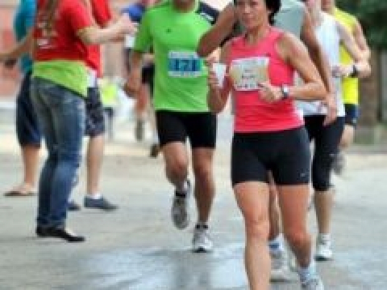 Jēkabpils un novadu sportisti seriālā "Skrien, Latvija! " (galerija)