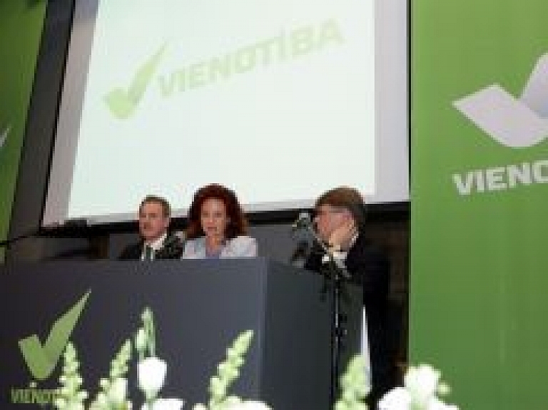 Valkā parakstīs partijas "Vienotība" dibināšanas līgumu