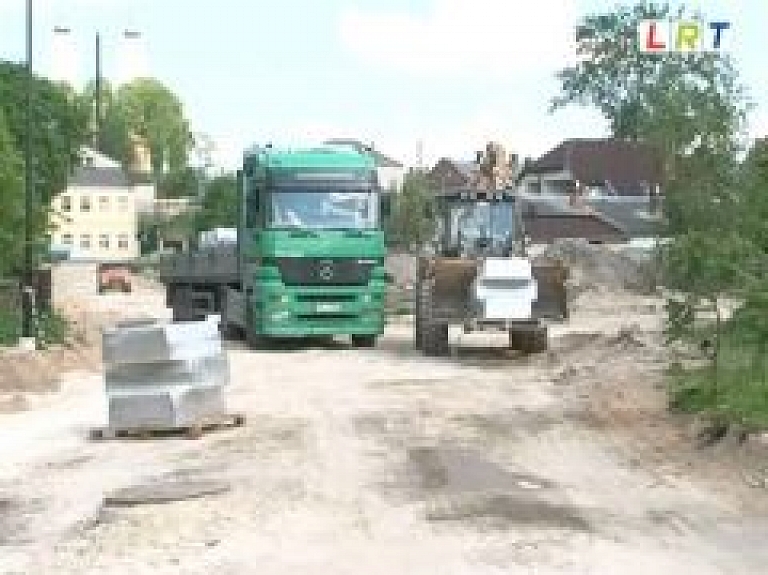 Ludzā top gājēju promenāde (video)