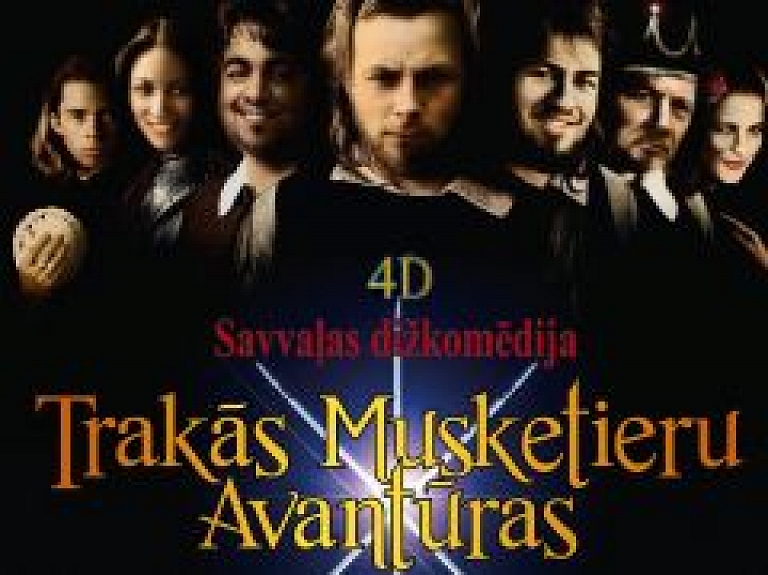 Nākamnedēļ Ķestermeža estrādē notiks atklāšanas pasākums un muzikāla izrāde "Trakās musketieru avantūras"