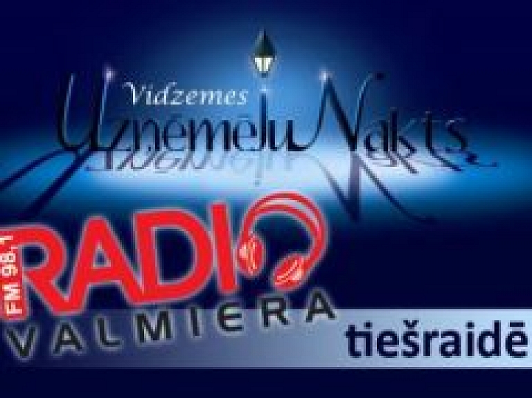 Vidzemes Uzņēmēju nakts Radio Valmiera tiešraidē