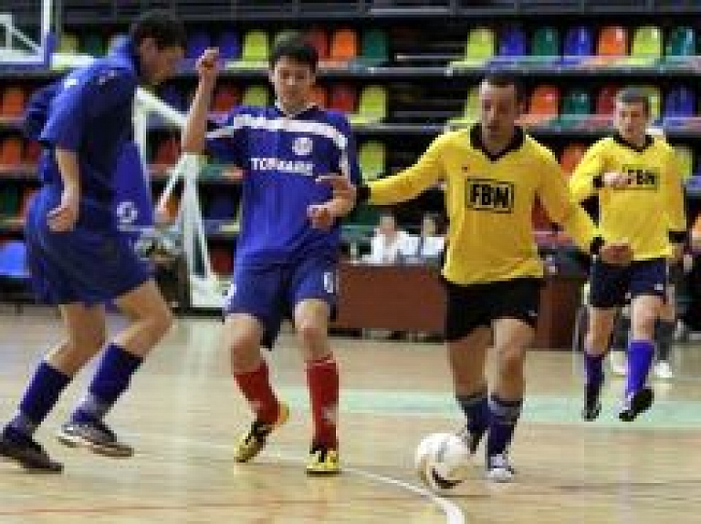 Nedēļas nogalē Liepājā noskaidrosies pilsētas čempioni telpu futbolā