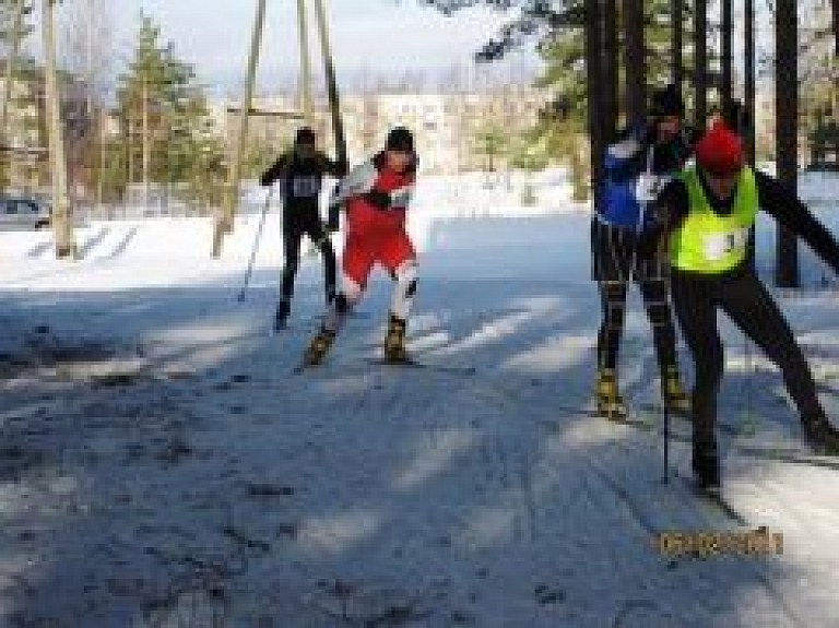 Jēkabpils slēpotāji sacenšas Preiļu novada čempionātā