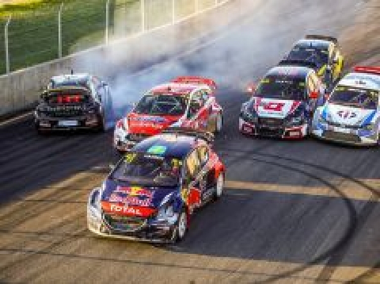 Nitišs rallijkrosa čempionāta Kanādas posma pusfinālā piedzīvo avāriju