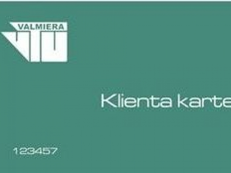 SIA "VTU Valmiera" klienta karte kļūst arvien populārāka
