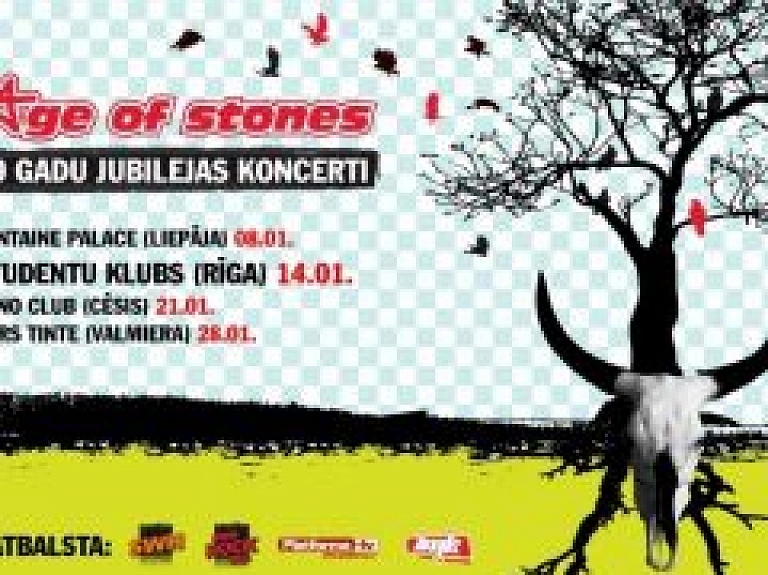 Šonedēļ valmierieši "Age of Stones" vienu no jubilejas koncertiem sniegs Cēsīs