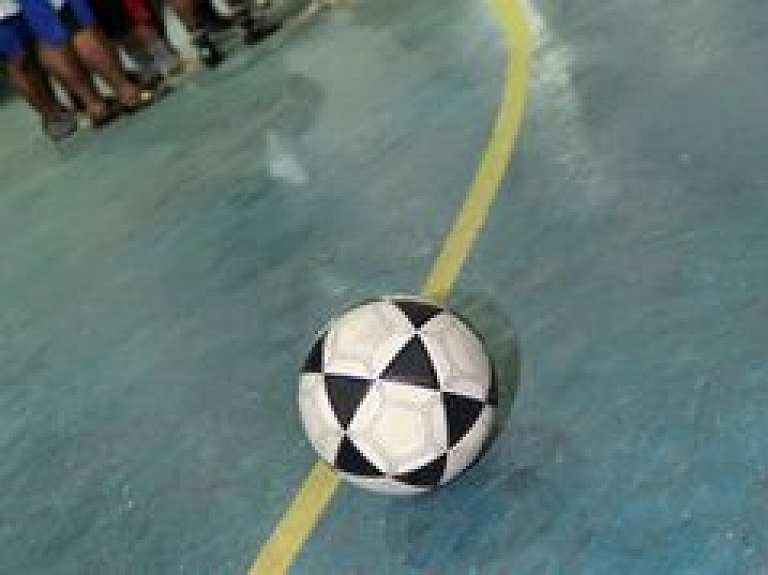 Nākamnedēļ Ogrē notiks Baltijas Kausa izcīņas spēle telpu futbolā