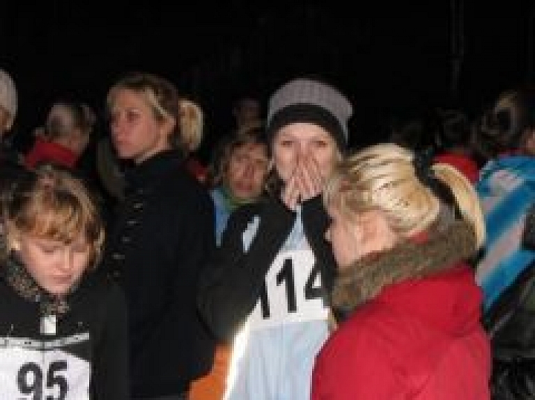 Jēkabpilī notika ekstrēmais "Pusstundas skrējiens"