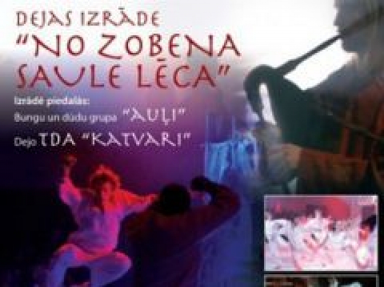 Šodien Ķīpsalas hallē notiks dejas izrāde "No zobena saule lēca"