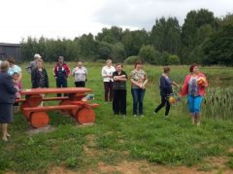 Ķepovas pagastā ierīkota atpūtas vieta