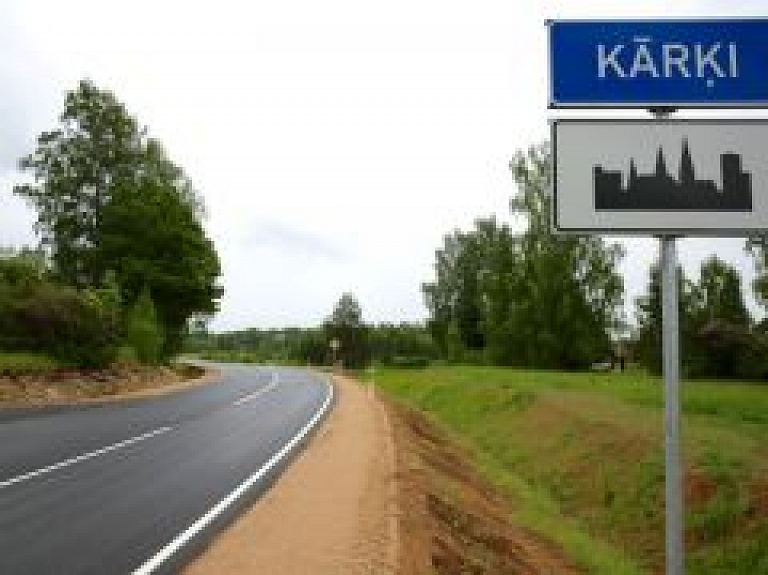 Atklās ceļa "Ziemeļu stīga" rekonstruēto posmu Kārķi – Naukšēni