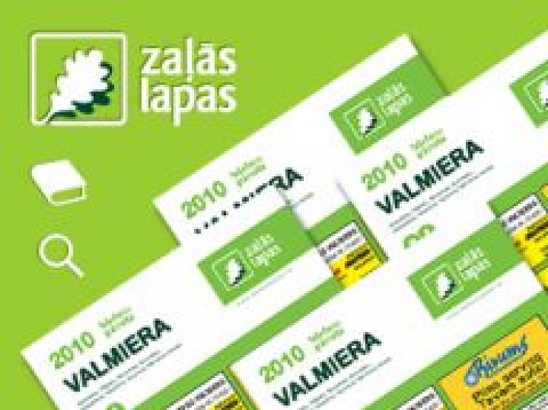 Vēl tikai šodien uzņēmēji var ievietot reklāmu Zaļajās Lapās 2011.gadam
