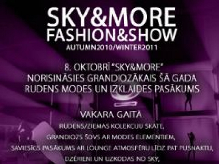 Piektdien Rīgā notiks Baltijā krāšņākais modes un izklaides šovs