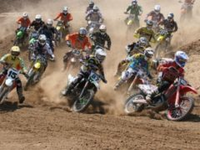 Kusas mototrasē notiks Latvijas čempionāta motokrosā priekšpēdējais posms