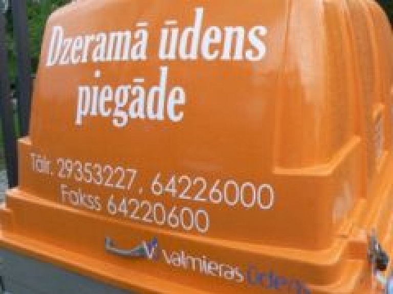 Valmieriešiem pieejamas kvalitatīvs dzeramais ūdens