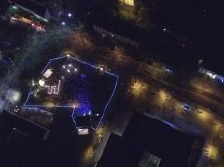 Valmieras pilsētas svētki no putna lidojuma