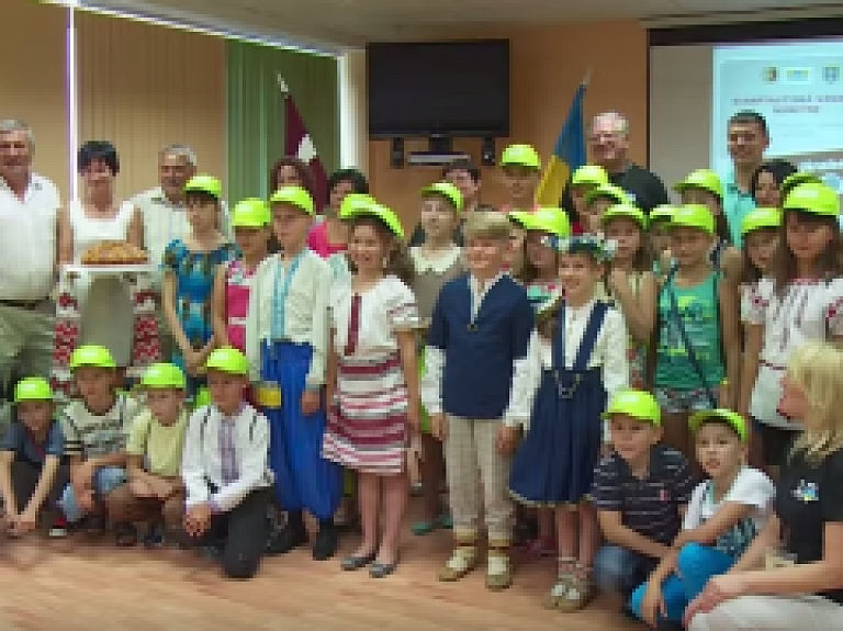 Latgales Reģionālā TV: Ukrainas bērniem nometne Jēkabpilī