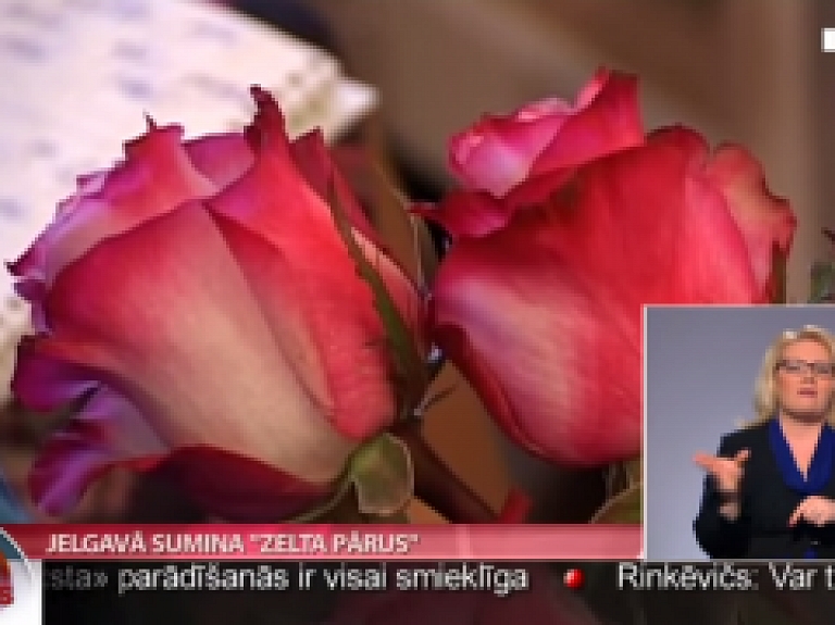 LTV: Jelgavā sumina "zelta pārus"