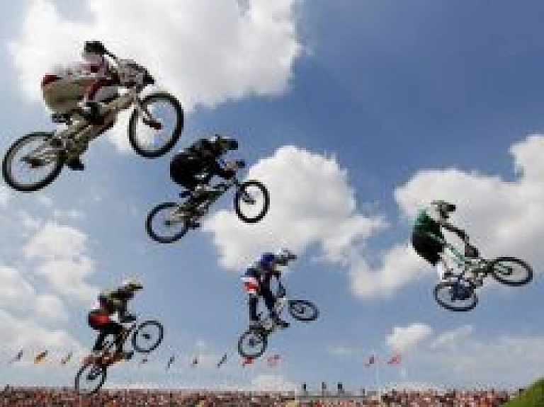 BMX riteņbraucējs Treimanis izcīna Rīgas kausu