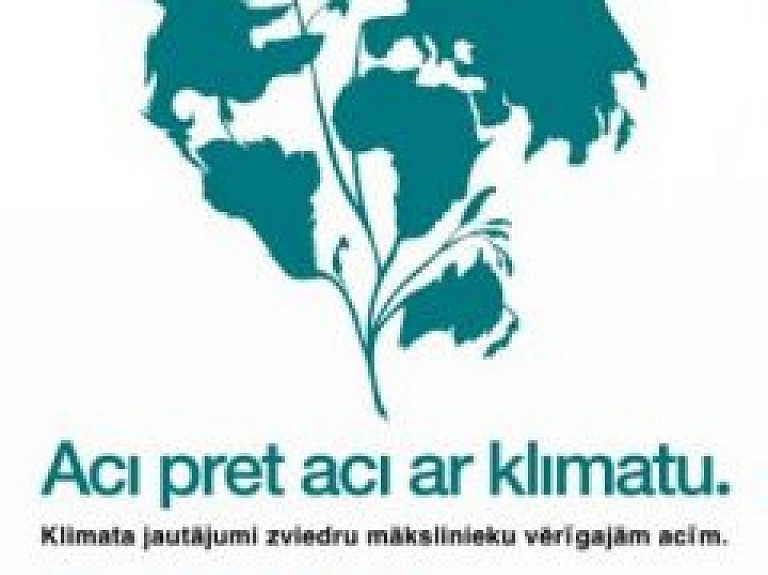 Kultūras centrā - Zviedru un latviešu mākslinieku karikatūras izstādē "Aci pret aci ar klimatu"