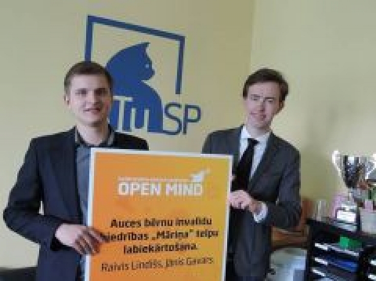Konkursā "Open Mind" iegūst finansējumu Auces bērnu invalīdu biedrībai "Māriņa"
