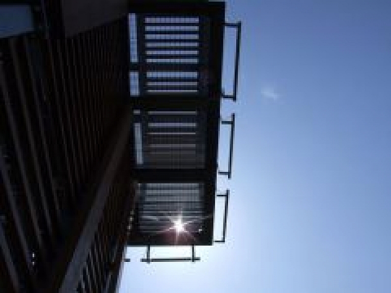 Norakstīts vecais Daugavas loku skatu tornis