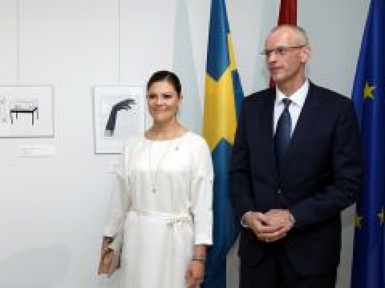 Jūrmalā viesojās Zviedrijas kroņprincese Viktorija