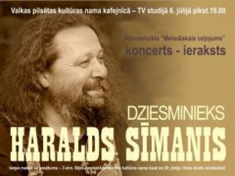 Haralds Sīmanis uzstāsies koncertciklā melodiskais ceļojums