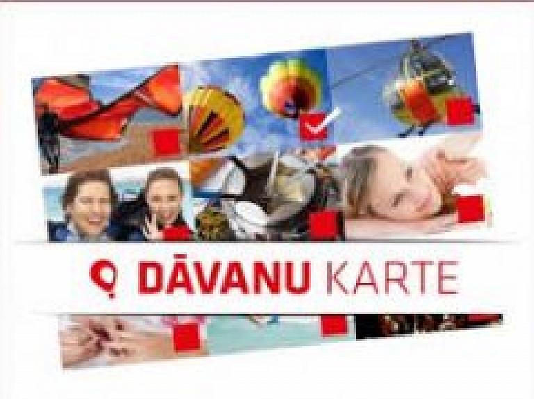 Dāvanu kartes – iespēja izvēlēties sev tīkamāko