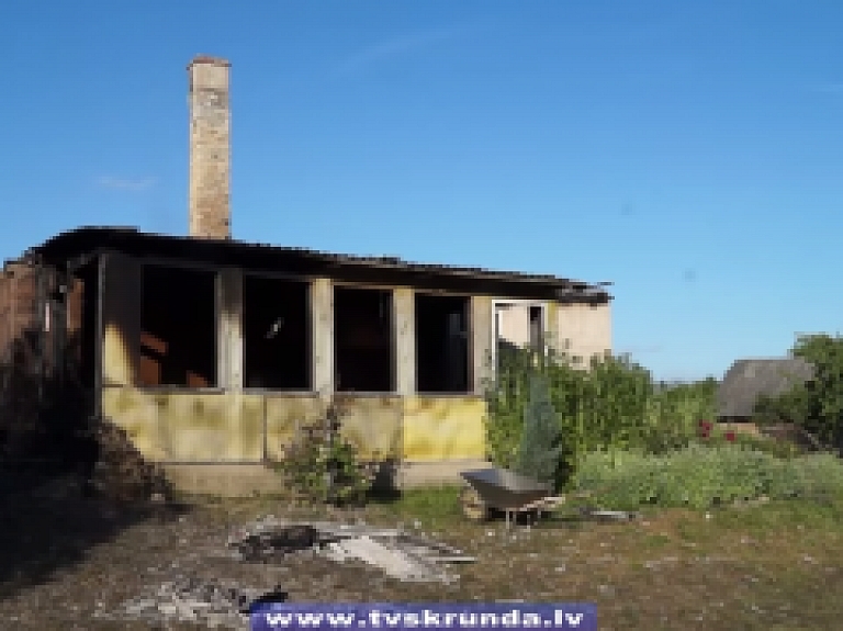 Skrundas TV: Ugunsnelaime Alsungas novada "Gāčās"