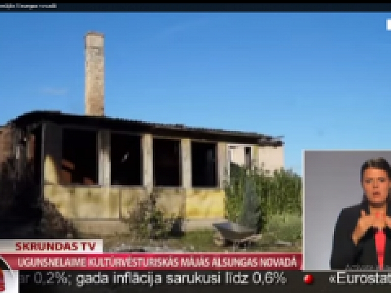 Ugunsnelaime kultūrvēsturiskās mājās Alsungas novadā