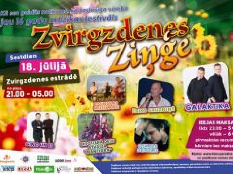Zināmie laimīgie, kuri apmeklēs festivālu "Zvirgzdenes Ziņģe"