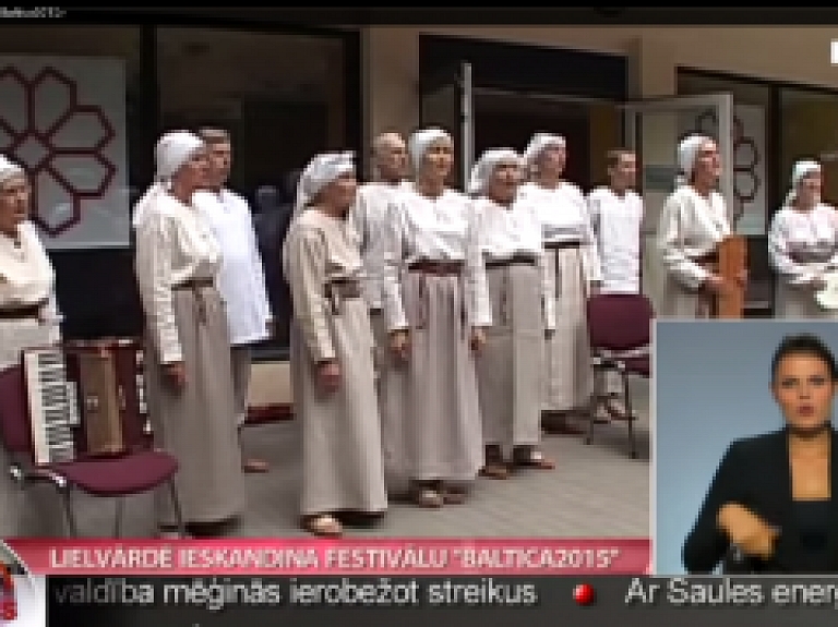 Lielvārdē ieskandina festivālu "Baltica2015"