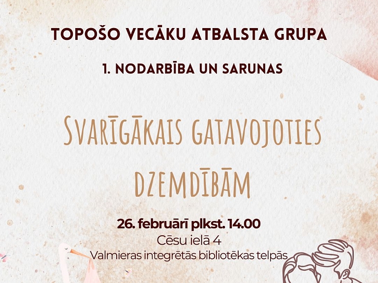 Topošos vecākus aicina uz bezmaksas nodarbībām, lai kvalitatīvi sagatavotos dzemdībām un pēcdzemdību laikam