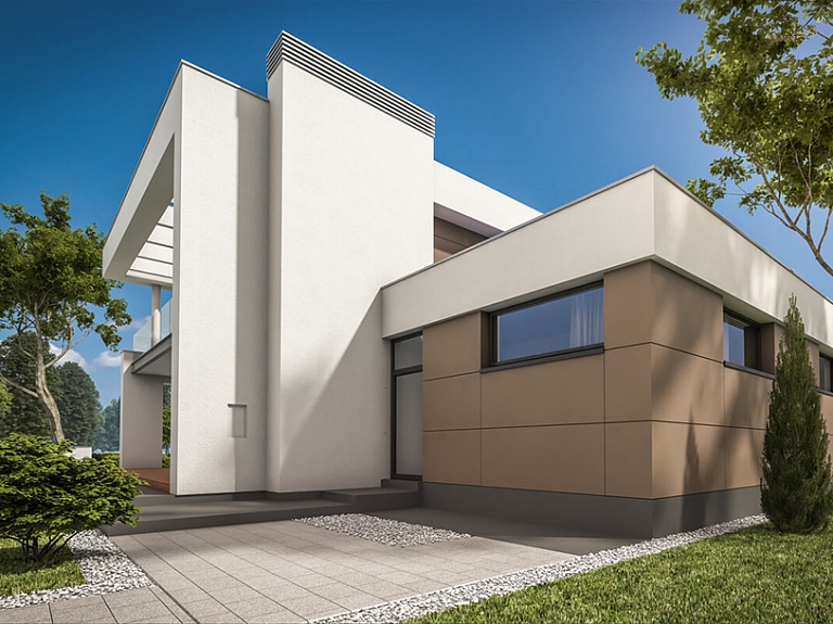 Ventilējamās fasādes ar cementa plāksnēm: estētika un funkcionalitāte vienā risinājumā