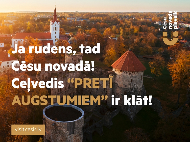 Sajūti rudeni Cēsu novadā! Pieejams jaunais rudens brīvdienu ceļvedis