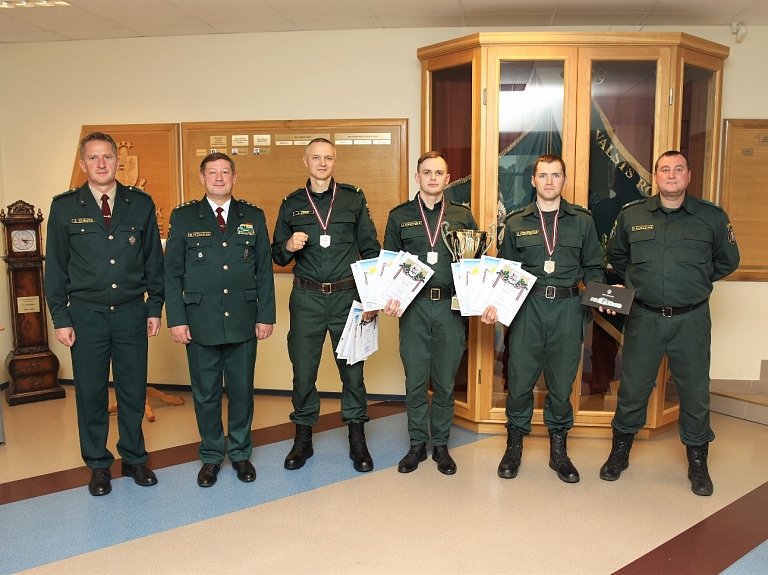 Valsts robežsardzes koledžā pulcējās robežsargi no visas Latvijas
