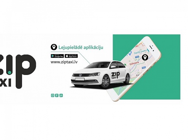 Latvijā ienāk pirmā Latvijā radīta taksometru mobilā lietotne – "ZIP TAXI"