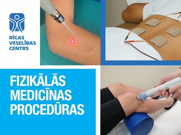 Fizikālās medicīnas procedūras – palīgs veselības uzlabošanai