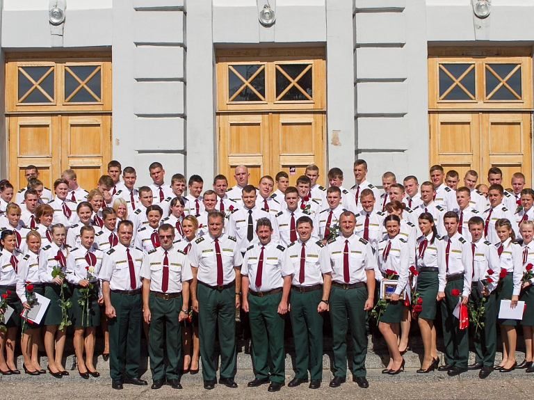 Robežsargu skolā aizvadīts 28.izlaidums

