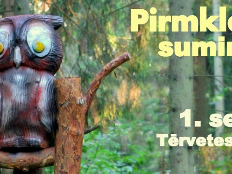 Tērvetes dabas parkā notiks tradicionālā pirmklasnieku sumināšana

